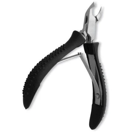Cuticle Nipper, Double Spring Mirror Finish Plastic Grip