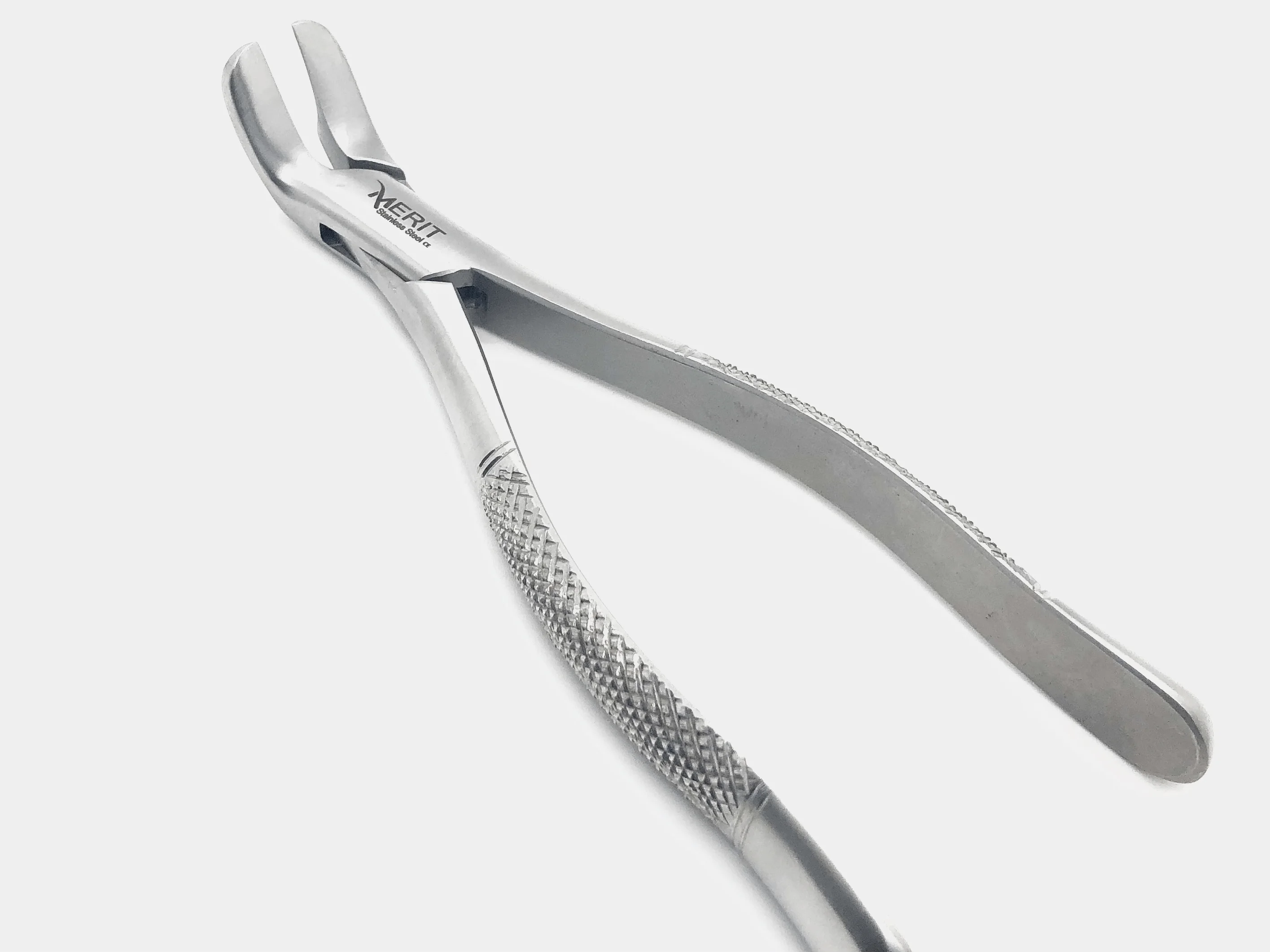 EXTRACTION FORCEPS AMERICAN #6 LOWER SPLIT DULL MATTE SILVER - Image 2
