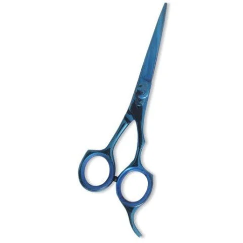 Professional Hairdressing Scissors Blue with a touch of shades