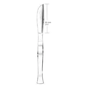 Virchow Post Mortem Knife, 25.5 cm (Blade size 100mm)