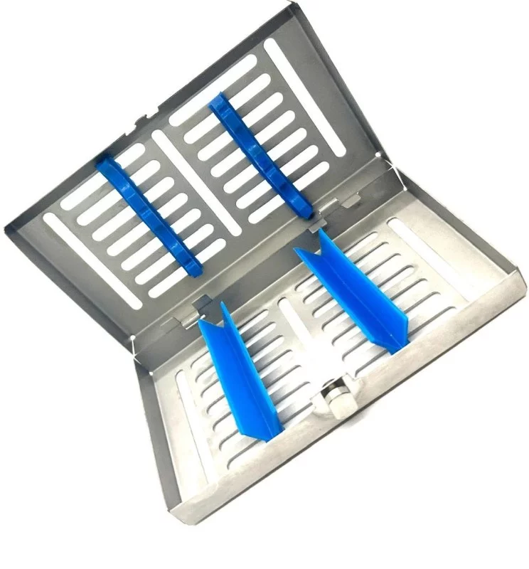 Dental Sterilization Cassette holds 4 Elevators 2
